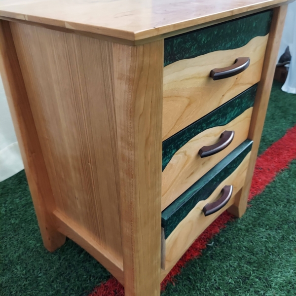 Side table with draws
