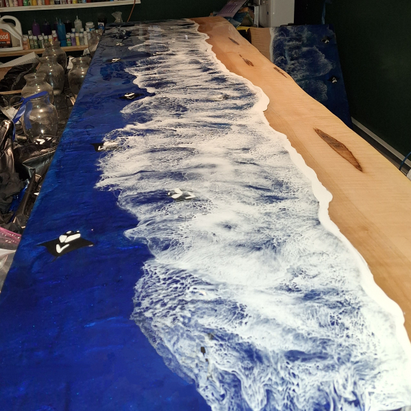 Maple Ocean counter tops