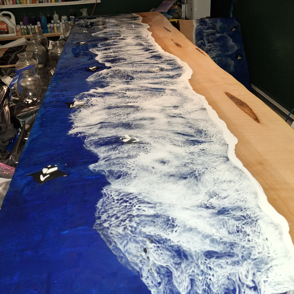 Maple Ocean counter tops
